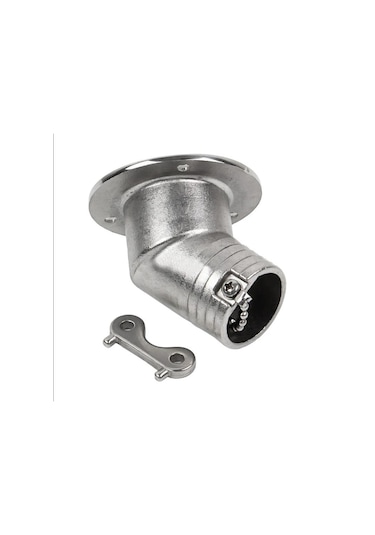 Fuel Dolum Kapağı Eğimli Krom 38 MM