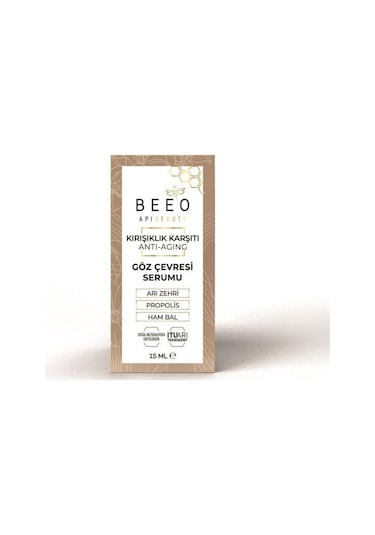 Beeo Apibeauty Arı Zehirli Propolisli Anti-Aging Göz Çevresi Bakım Serumu 15 ML
