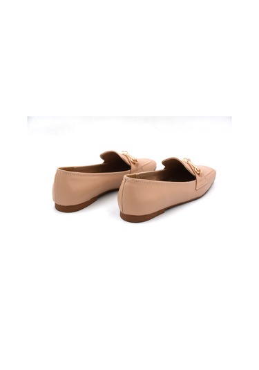 Park Moda Taş Toka Detaylı Günlük Kadın Babet Nut Nut