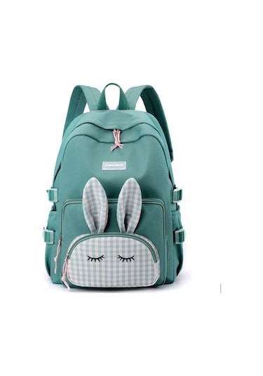 Yeni Okul Çantası Sevimli Kız Hafif Sırt Çantası Karikatür Sırt Çantası Jqebz6 Açık Yeşil