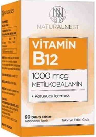 Naturalnest Vitamin B12  60 Tablet