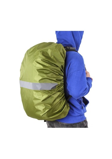 Novahub Gece Güvenliği İçin Yansıtıcı Şeritli Güçlü Su Geçirmez Sırt Çantası Kılıfı - 20-100l Çok Renkli Çok Renkli