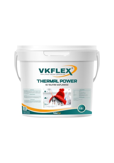 VKFLEX THERMAL POWER ISI YALITIM BOYA VE KAPLAMASI 18 LT