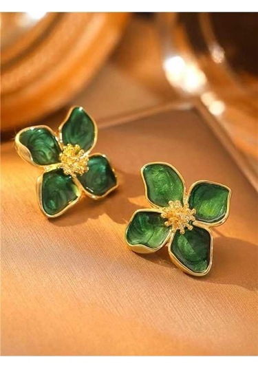 Flybuy Ebegümeci Bırakılan Sır Kız Fransız Küpe Kadınlar İçin 1.50 Cm-gümüş, Moda Stil, Huanzhi Marka Gümüş