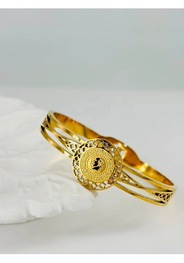 Mepa Gold Zirkon Taşlı Çelik Çelik Bileklikler 60 Cm - Kbl0359 Najmaddin Altın