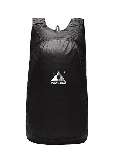 Zcjb 1328 20l Taşınabilir Katlanabilir Ultra Hafif Sırt Çantası, Maksimum Yük: 15 Kg Siyah Siyah