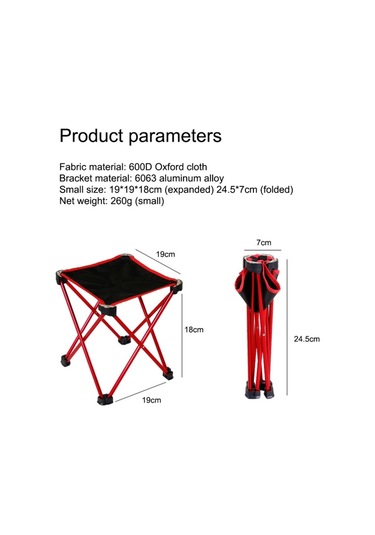 Açık Taşınabilir Katlanır Kamp Sandalye Işık Balıkçılık Plaj Sandalye Alüminyum Katlanır Sandalye Diğer Çok Renkli