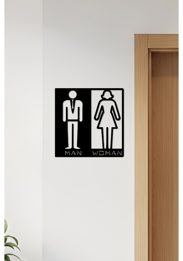 Wc Tabelası, Tuvalet Levhası, Kadın Erkek Tabela, Yönlendirme Levhaları 40