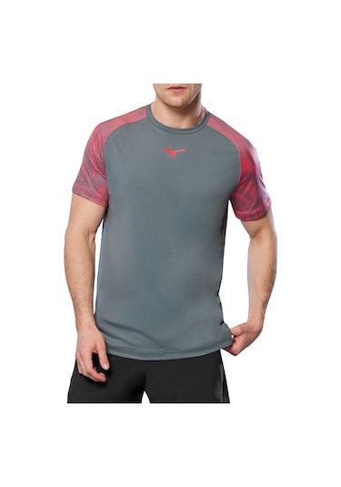 Charge Shadow Tee Erkek Tişört Gri Kırmızı