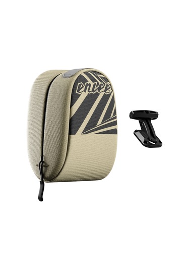 Jeemson Enlee Bisiklet Saddle Çanta, Dağ Ve Yol Bisikletleri İçin, Hızlı Çıkartma, Katlanabilir, 0.5l Depolama Kapasitesi, Çöl Rengi - Büyük Boy Camel