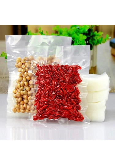 30x35 Cm Endüstriyel Tip 5 Kg 300 Adet 80 Mikron Gıda Vakum Şarküteri Bakliyat Peynir Poşeti Torbası