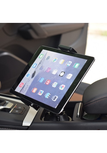 Cbtx X033 Ayarlanabilir Telefon Tablet Braketi 360 Derece Dönme Evrensel Araba Bardak Tutucu Tablet Standı