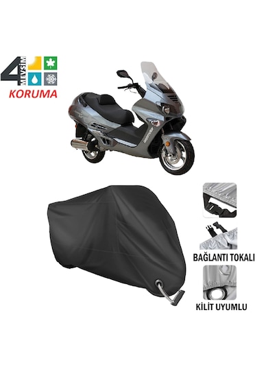 Asya Armada 250 Motosiklet Brandas Kilit Uyumlu Siyah