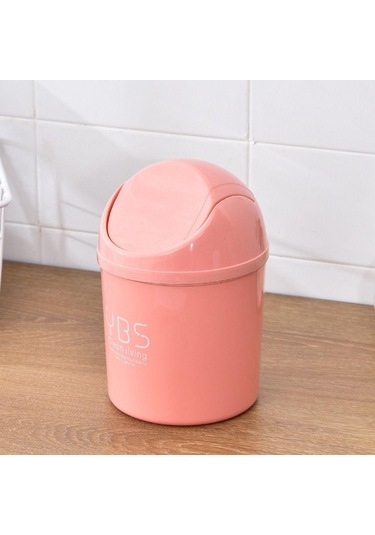 Konteyner Araba Kılıfı Kül Kapları Yuvarlanan Kapaklı Kutu Çöp Atık Kovası Sepet Çöp Kutusu Masaüstü Çöp Mavi