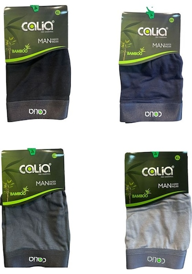 4'lü Paket Bambu Erkek Boxer Asorti