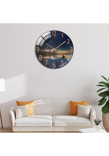 Goldenqian Duvar Saati 6f283p ÇOk Renkli