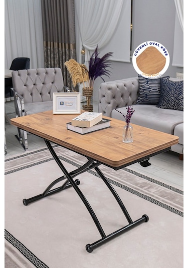 Juppo Üst Tabla Mdf Efesçam Oval Köşe Alt Siyah Dışa Kıvrım