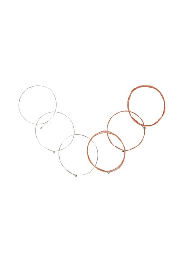 Hfambition Akustik Gitar Teli Seti - Bakır Alaşımlı, Otomatik Sarım Makinesi Üretimi, Anti-çoroz Teknoloji, Uygun Ton Ve Dayanıklılık