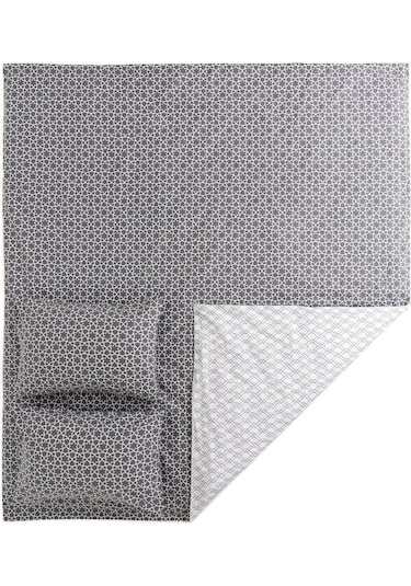 Soley Mix & Match Blanj %100 Pamuklu Çift Kişilik Nevresim Seti Antrasit