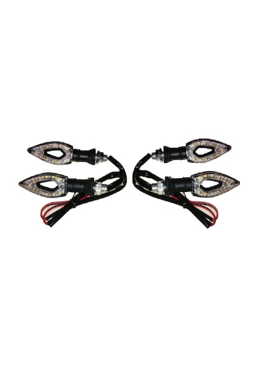 Motosiklet Led Üçgen Sinyal 4 Adet Üniversal