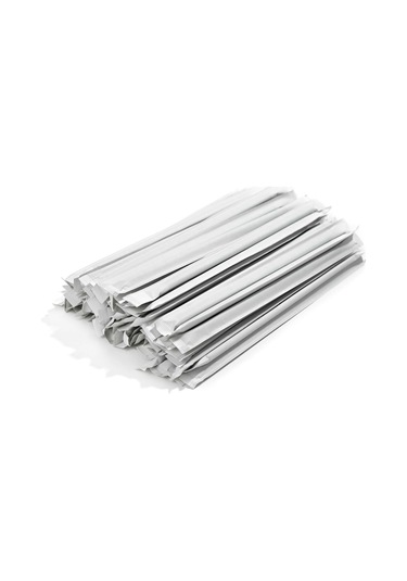 Kağıt Pipet Beyaz Sargılı 6x215mm 3500 Adet Diğer