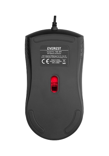 Everest SM-M9 Kablolu Led Optik Mouse
