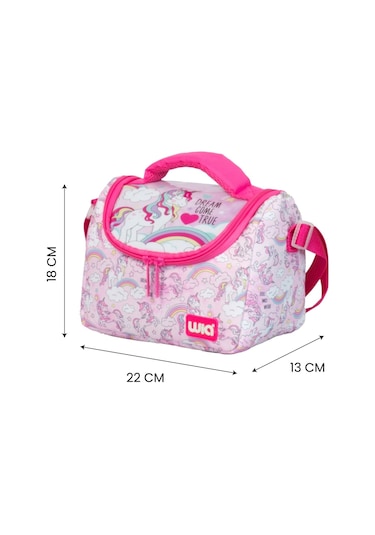 Wia Pembe Dondurma Kız Çocuk Beslenme Çantası - Isı Yalıtımlı Çok Renkli