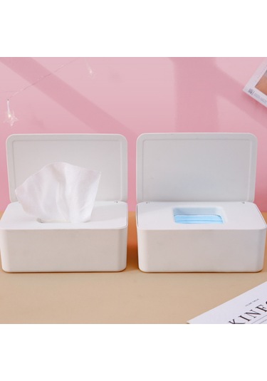 Fosenze Pp Malzeme Sağlık Gereçleri Saklama Kutusu, Ev Ve Seyahat İçin防尘密封, 18.5x12.2x7cm Büyük Kapasite, Siyah-alt Beyaz-üst Siyah