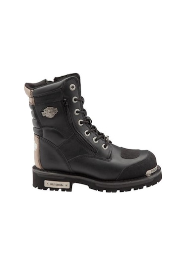 Harley Davidson Rıddıck Kadın Siyah Crazy Deri Bot-siyah Siyah