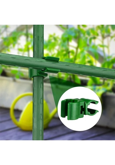 Gateesat 30 Adet 16 Mm Ayarlanabilir Bitklip Sarmaşık Ve Asma Destek Klipsi