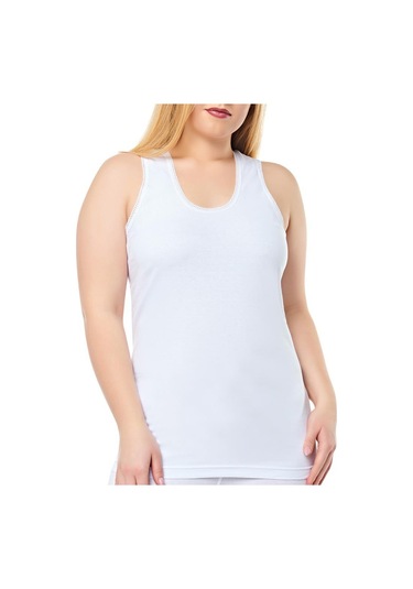 6 Adet Seher Yıldızı Bayan Penye Kaşkorse Geniş Askılı Atlet 001