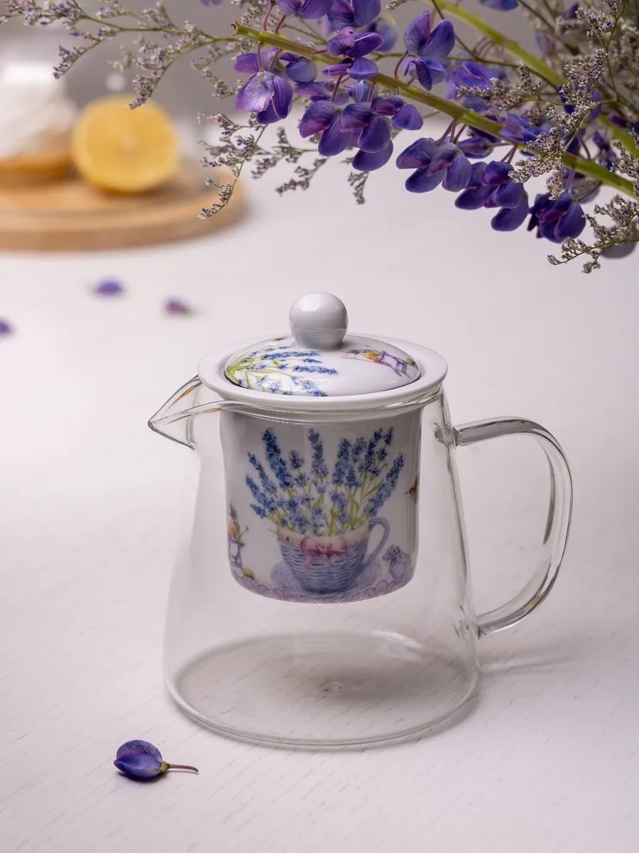 Lefard Cam Demlik, Süzgeçli, "lavanta" 400 Ml 158919054 Leylak