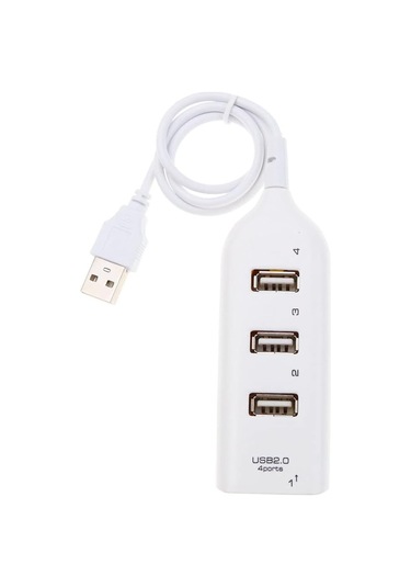 Hi-speed Hub Adaptör Usb Hub Mini Usb 2.0 Pc Dizüstü Bilgisayar Dizüstü Bilgisayar Alıcı Bilgisayar Periferikleri Aksesuarları Renk: Siyah İçin