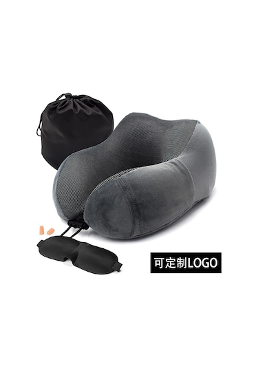Jeehugo Kuru Yıkama U Yastığı, Seyahat Ve Araba İçin Boyun Desteği, Hafıza Yünü, Boyun Egzersizi, Konuk Mavisi + Çantası Diğer