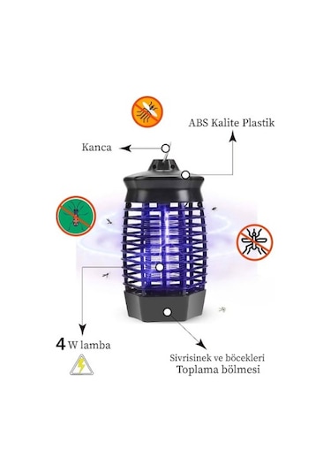 Elektrikli Sinek Öldürücü Cız Lamba