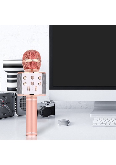 Xindoker "profesyonel Kablosuz Mikrofonlu Şarkı Söyleme Hoparlörü - Bluetooth 4.1, Gürültü Azaltma, 5w Ses Çıkışı" 100 Karakter