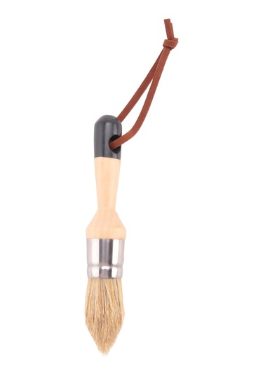 Xurunkeji Adet Tebeşir Ve Balmumu Boya Fırçası Mobilya, Boyama Veya Balmumu İçin Doğal Kıllı Küçük Yuvarlak Oval Fırça