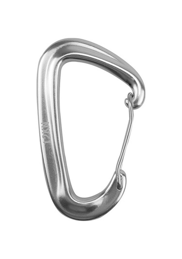 Pazly Skycity 6'lı 7075 Alüminyum Dağcılık Tokası - Hızlı Asma Hamak Kancası, Gümüş Gümüş, Kilitsiz, Dağ Yürüyüşü İçin Gümüş