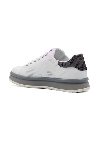 Voyager M030 Erkek Hakiki Deri Sneaker Beyaz