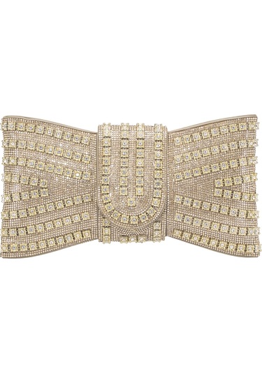 Guja 25yg591 Kadın Taşlı Abiye Çanta Altın Altın