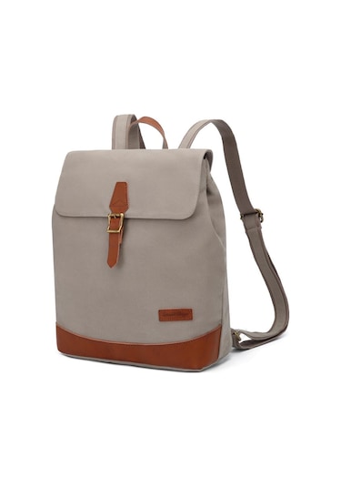 Kanvas Kumaş Kadın Sırt Çantası Smart Bags 1329 Gri