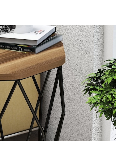 Variant Sofya Metal Ayaklı Yan Sehpa