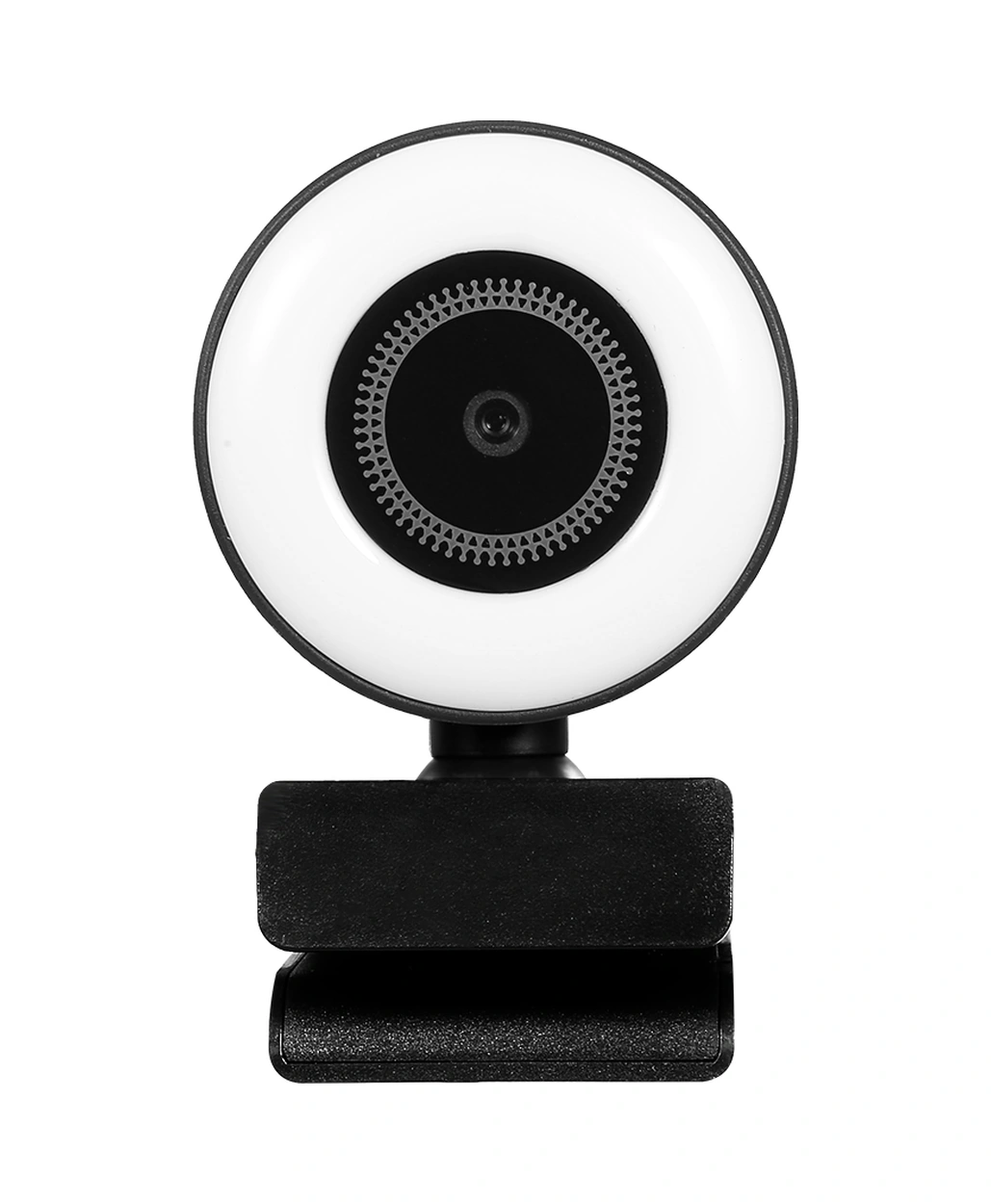 Qingmipy Otomatik Odaklı 2mp 1080p Webcam, Dairesel Işıklı Güzellikli, Mikrofonlu, Video Yayını Ve Toplantılar İçin Uygun