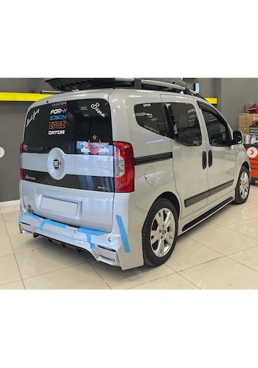 Fiat Fiorino Yan Marşpiyel Seti Plastik 2 Adet Mat Siyah