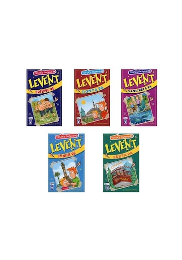 Levent Türkiye'yi Geziyor 2 - 5 Kitap Takım - Mustafa Orakçı - Timaş Çocuk