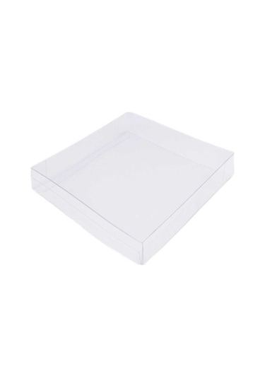 Asetat Kutu Bubble Mum Kutusu  20X20X3.5 CM (10 Adet)