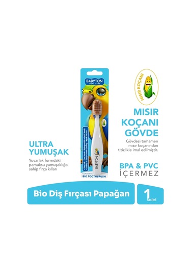 Babyton Bio Papağan Çocuk Diş Fırçası