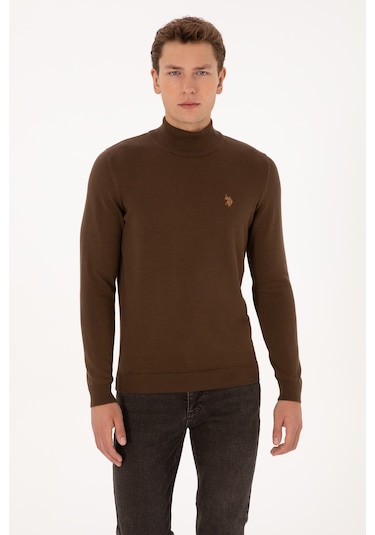 U.s. Polo Assn. Erkek Kahverengi Kazak /triko 50313712-vr029 Kahverengi