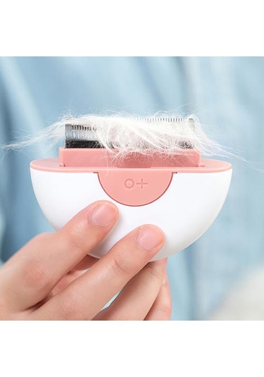 Kedi Fırça Seti, Dökülme Ve Tımar İçin Köpek Kedi Fırçası, Pet Masaj Tarak Pembe