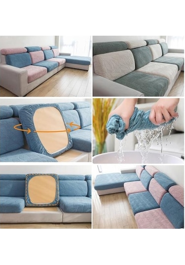 Kahve Kanepe Örtüsü Elastik Kaymaz Kolay Temizlenebilir İnce İşçilik Yaprak Desenli Kanepe Örtüsü Ev Yaşamı D